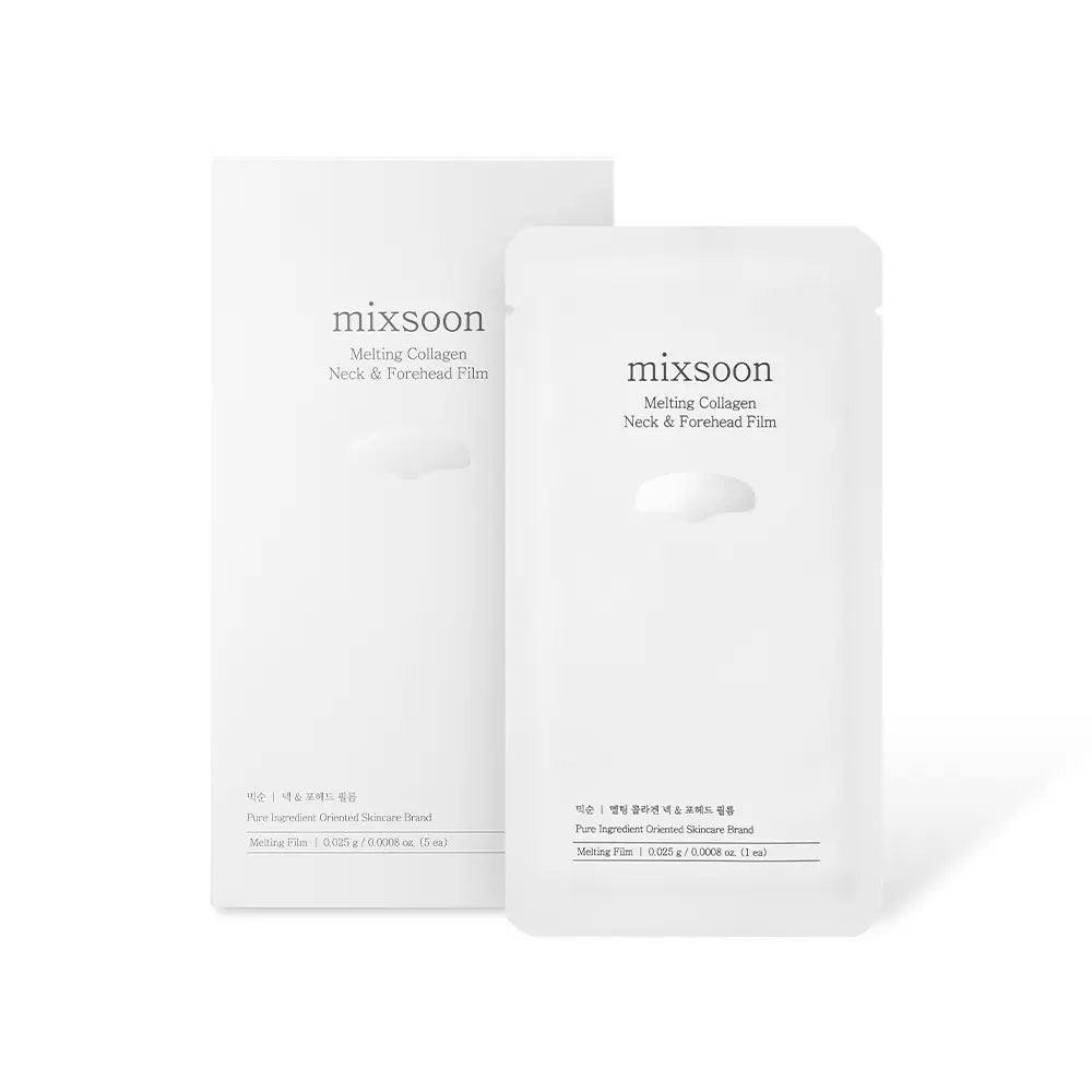 🎀Melting Collagen Neck & Forehead Face Mask (5ea) – Korean Skincare Self-Care
