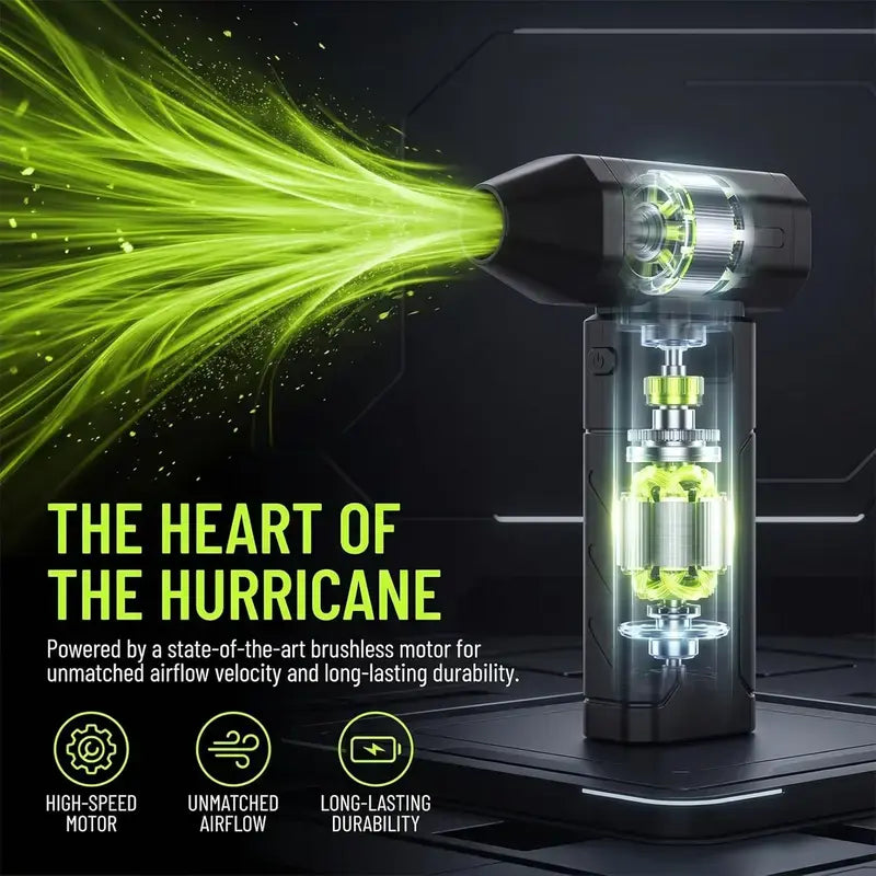 ❤️6-Speed Turbo Cordless Air Duster – Powerful Cleaning Anywhere
