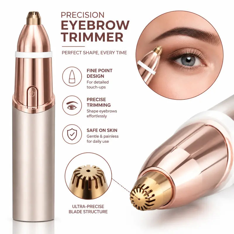 ❤️2-in-1 Rechargeable Facial & Eyebrow Trimmer