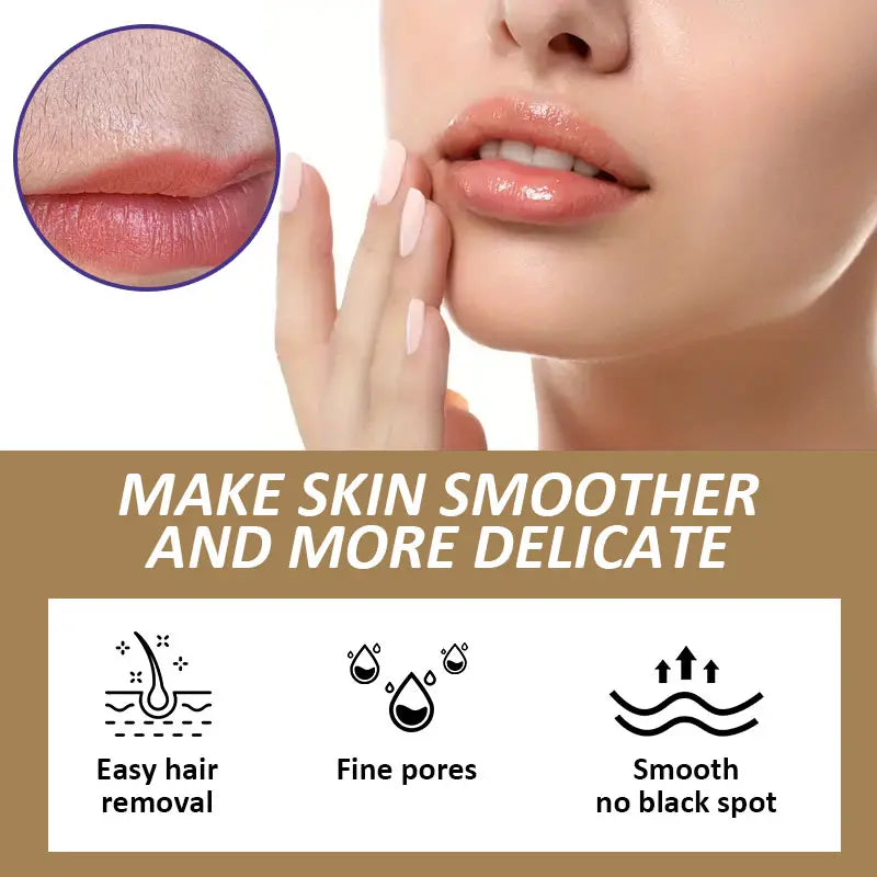 🎀Facial Hair Removal Cream – Coconut Oil & Plant Extracts