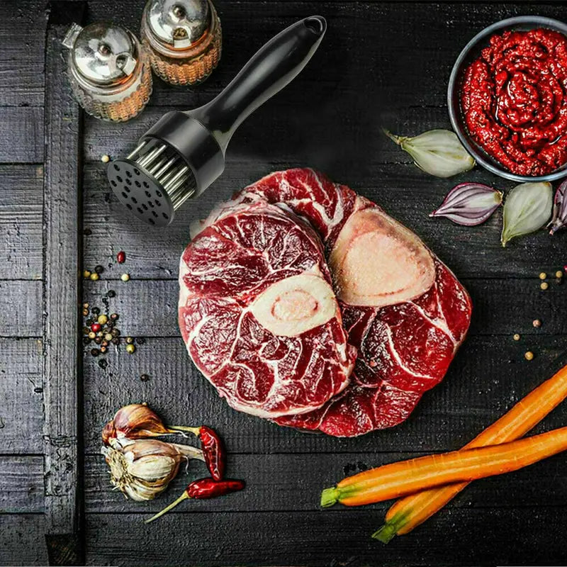 🎉Stainless Steel 21 Needles Steak Chicken Meat Tenderizer Tool for Cooking BBQ