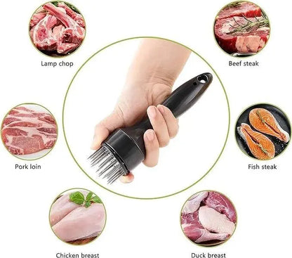 🎉Stainless Steel 21 Needles Steak Chicken Meat Tenderizer Tool for Cooking BBQ