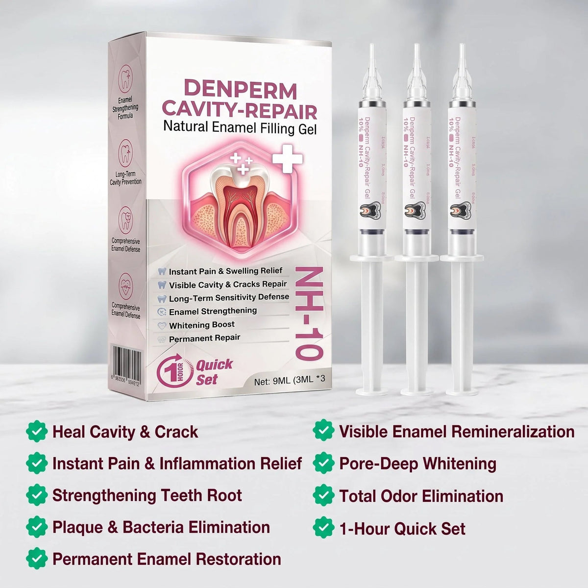 🎀DenPerm Cavity-Repair Natural Enamel Filling Gel