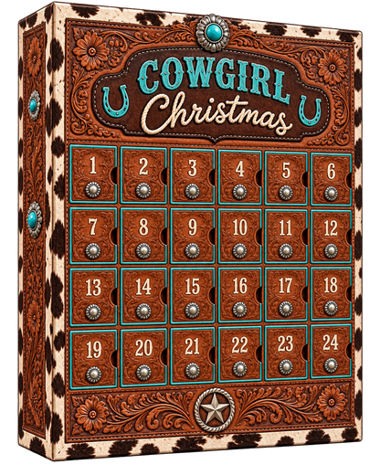 ❤️Cowgirl Christmas Advent Calendar – 24 Days of Western Surprises