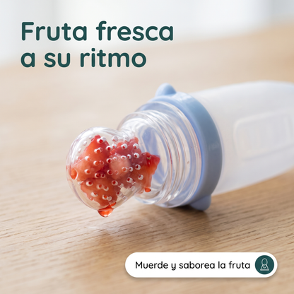 ❤️ 2-in-1 Baby Food Feeder – Easy Squeeze Spoon & Fruit Feeder