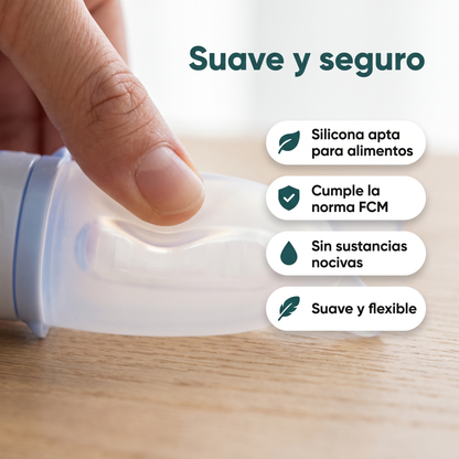 ❤️ 2-in-1 Baby Food Feeder – Easy Squeeze Spoon & Fruit Feeder
