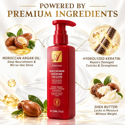 🎉Argan Oil & Keratin Curl Defining Cream-7 fl oz