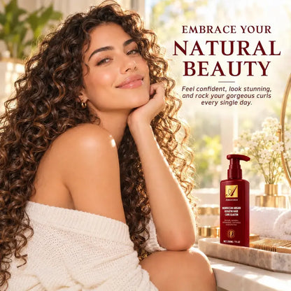 🎀Curl Defining Cream – Argan Oil & Avocado Leave-In Hair Cream