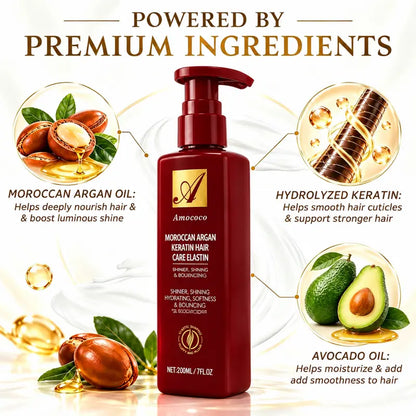 🎀Curl Defining Cream – Argan Oil & Avocado Leave-In Hair Cream