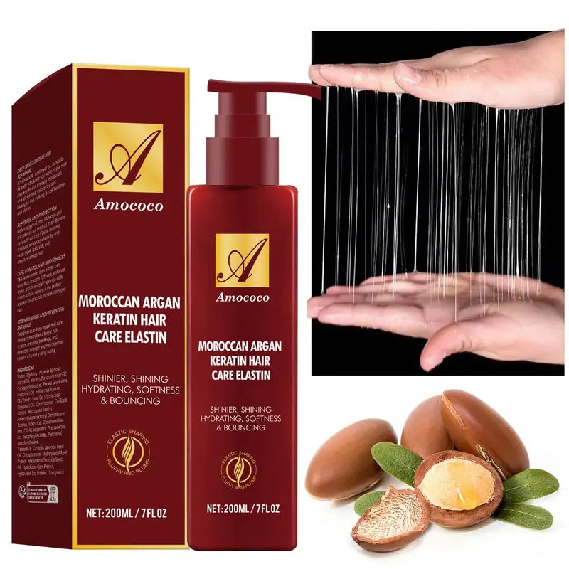 🎀Curl Defining Cream – Argan Oil & Avocado Leave-In Hair Cream