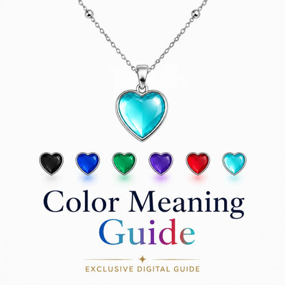 🎀Aura Color Heart Necklace – Temperature-Activated Color-Changing Jewelry