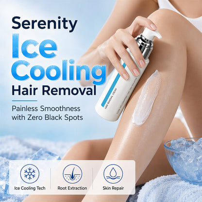 ⭐Ice-Cooling Hair Removal Cream – Smooth Skin & Easy Body Hair Removal, 50g