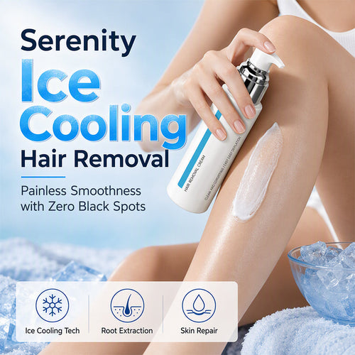 ⭐Ice-Cooling Hair Removal Cream – Smooth Skin & Easy Body Hair Removal, 50g