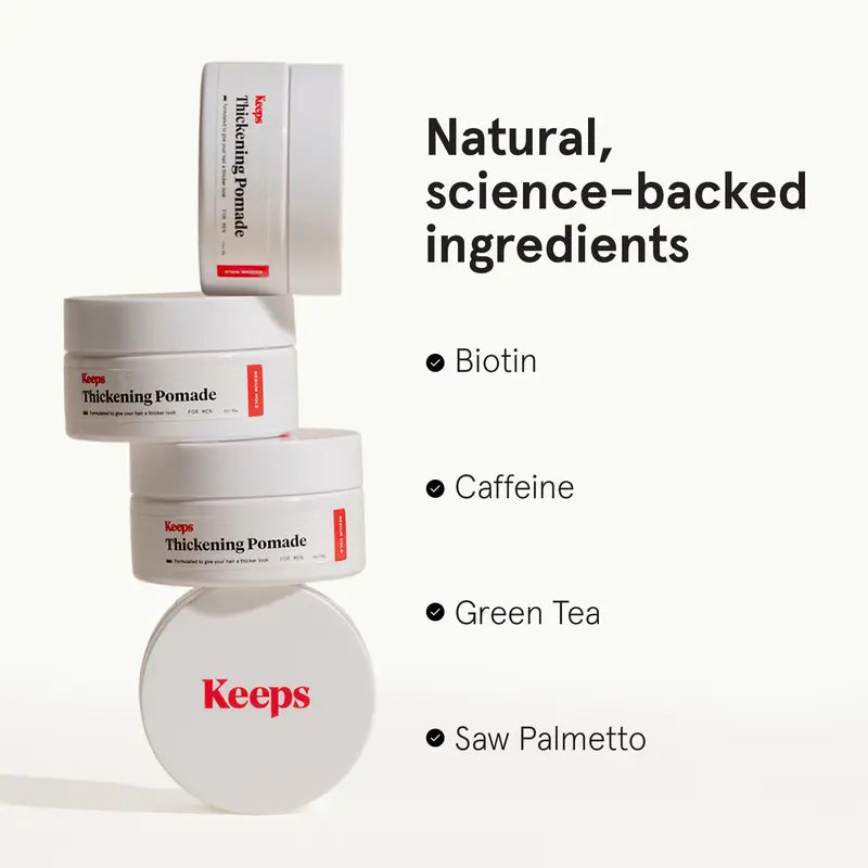 🎀Keeps Thickening Pomade – Medium Hold Matte Hair Styling