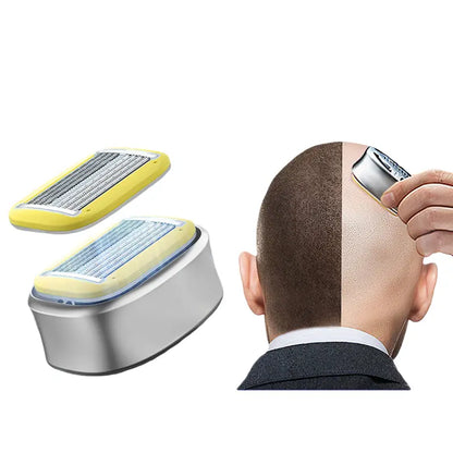 🎀Men's Manual Head Razor – Multi-Blade Wet Shaving & Easy-Rinse Design