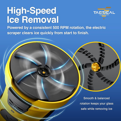 🎀Tactical Electric Ice Scraper – Cordless Rechargeable Glass Frost Removal