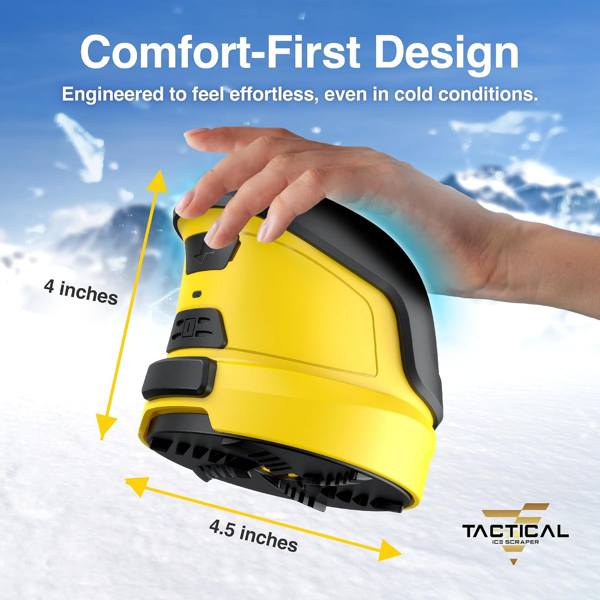🎀Tactical Electric Ice Scraper – Cordless Rechargeable Glass Frost Removal