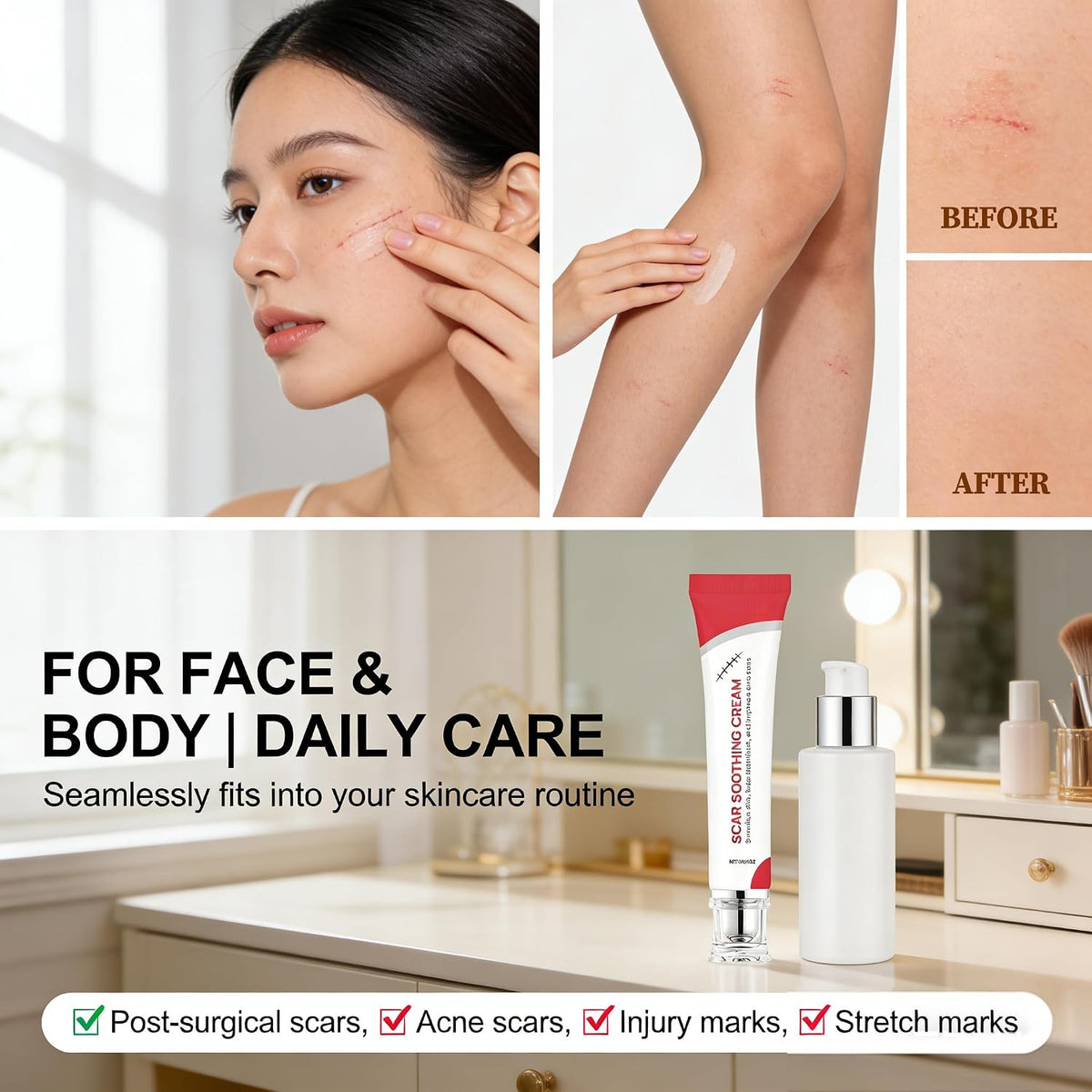 🎉Scar Soothing Cream & Smoothing Cream for Scars