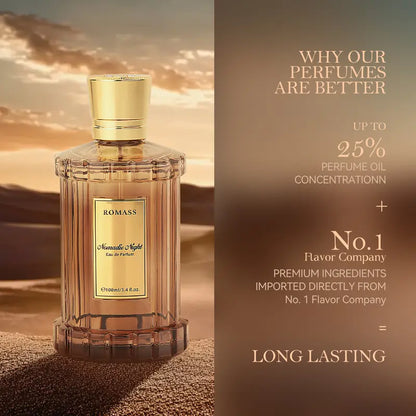 🎉Nomadic Night Long Lasting Unisex Oud Perfume - 3.4oz/100ml Eau de Parfum