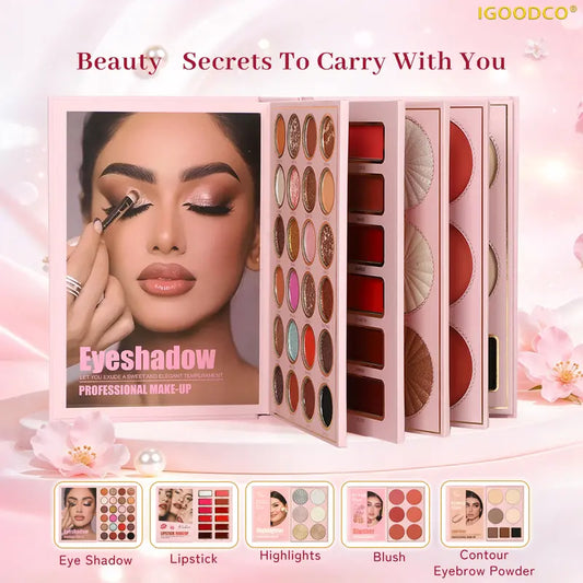 🎀All-In-One Beauty Palette – Multicolor Makeup Book