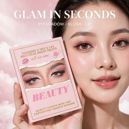 🎀All-In-One Beauty Palette – Multicolor Makeup Book