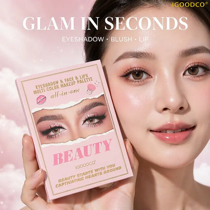 🎀All-In-One Beauty Palette – Multicolor Makeup Book