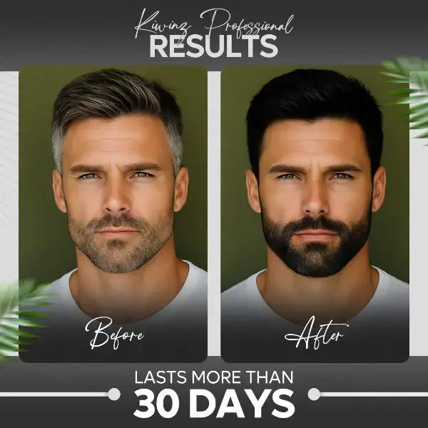 🎀Professional 5 in 1 Men Beard & Hair Dye Shampoo – 500ml