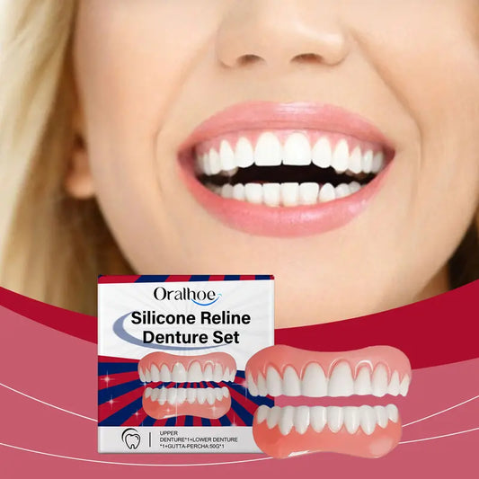 ❤️Temporary Snap-On Veneers – Removable Smile Covers
