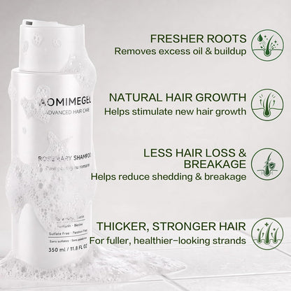 🎀Rosemary Shampoo – Volumizing & Anti-Hair Loss Care