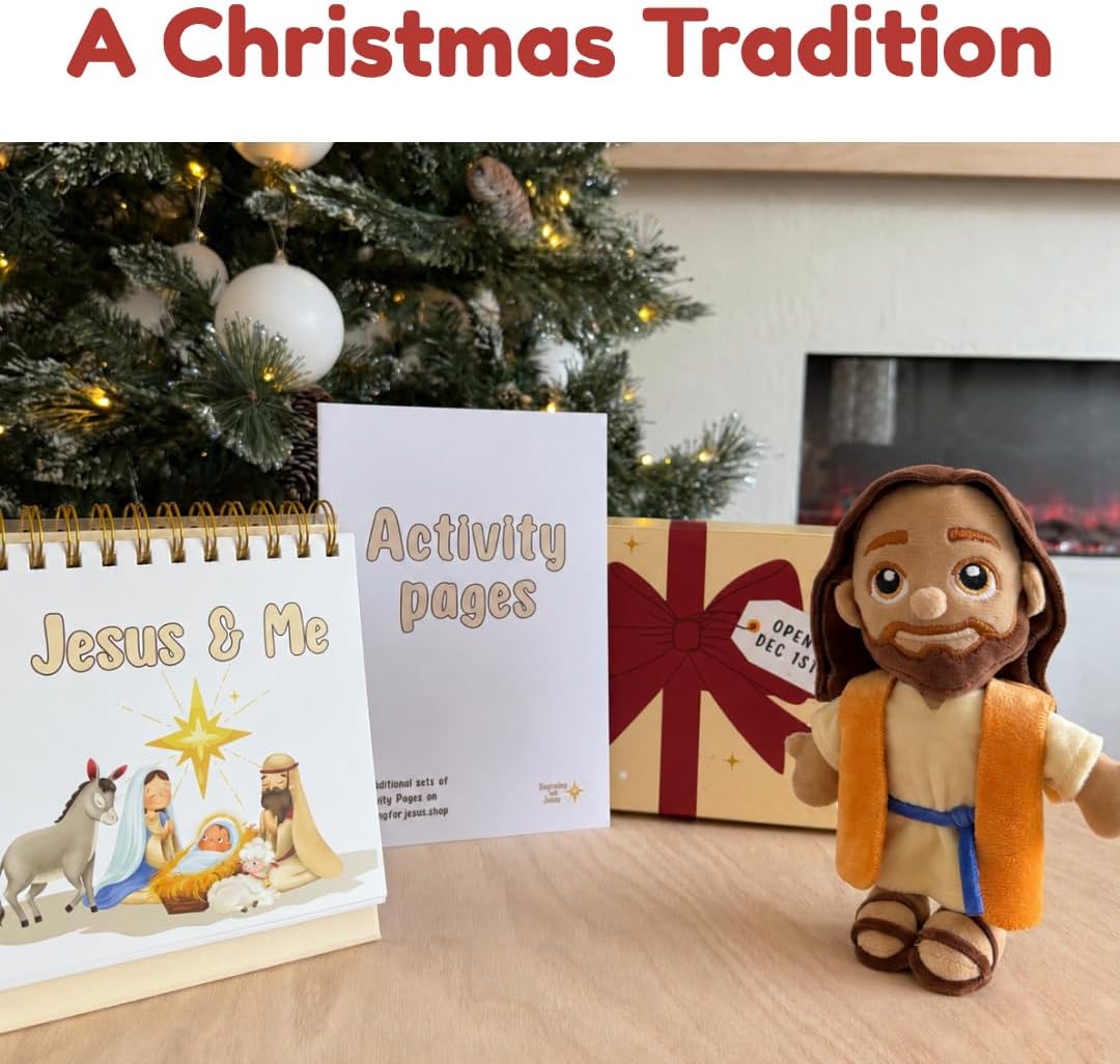 🎉Jesus & Me Activities Advent Calendar 2026, Jesus Doll, Daily Scripture