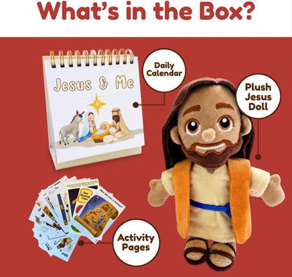 🎉Jesus & Me Activities Advent Calendar 2026, Jesus Doll, Daily Scripture
