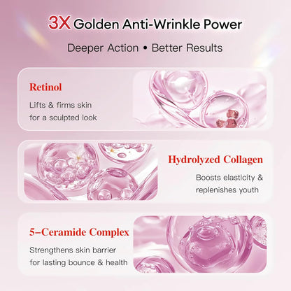 🎀Multi-Support Cream for Face & Neck – Retinol & Collagen Anti-Aging Moisturizer