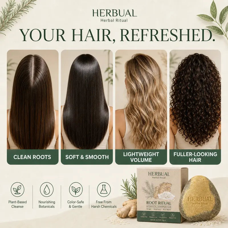 ❤️Botanical Shampoo Bar for Thinning Hair (Buy 1 Get 1 Free)
