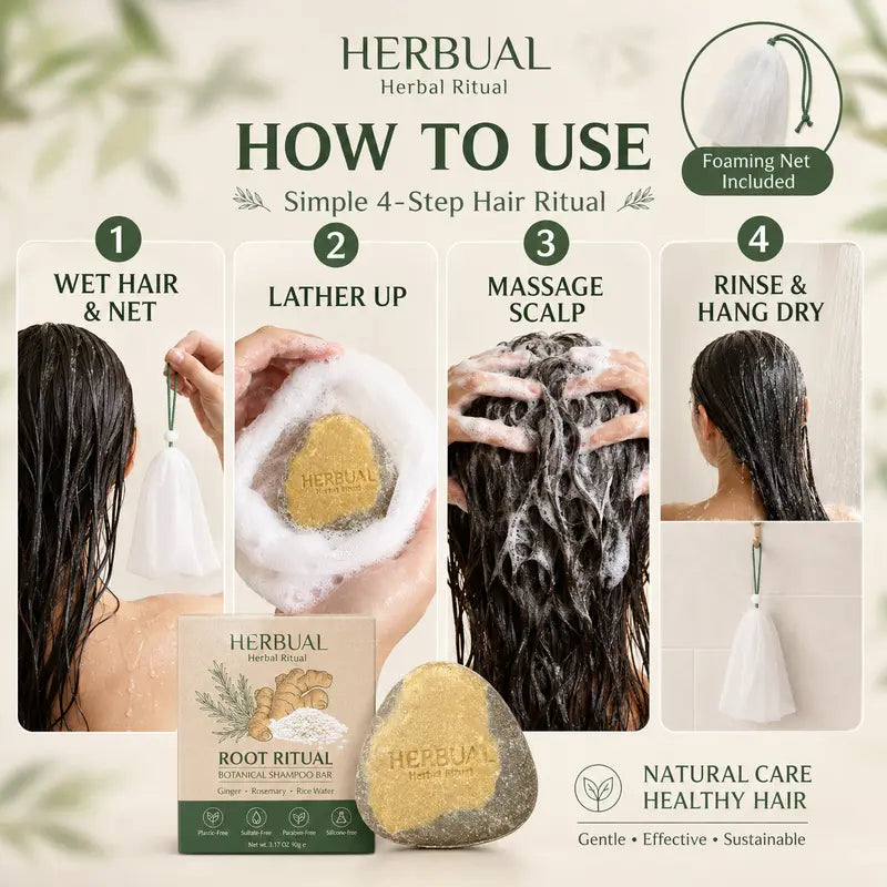 ❤️Botanical Shampoo Bar for Thinning Hair (Buy 1 Get 1 Free)