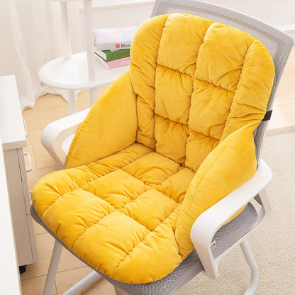 🎉 Heated Office Chair Cushion, Plush Warm Seat & Back Support Cushion for Winter