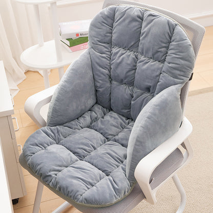 🎉 Heated Office Chair Cushion, Plush Warm Seat & Back Support Cushion for Winter