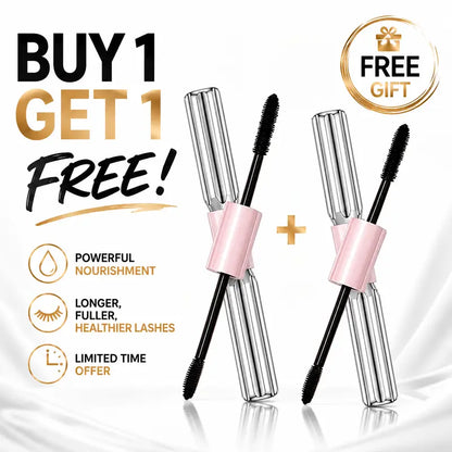 🎀【Buy 1 Get 1 Free】Dual-Ended 2-in-1 Mascara – Lengthening & Volumizing Lash Look
