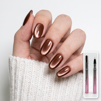 ❤️Magnetic Cat-Eye Gel Nail Pen – Salon Shine at Home