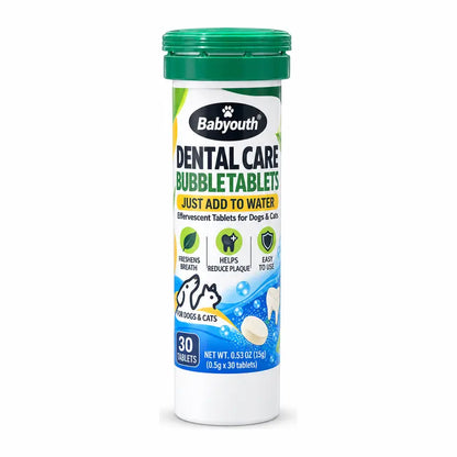 🎉Babyouth Pet Dental Cleaning Effervescent Tablets – Universal for Dogs & Cats,I swear by Jesus, it works 100%!