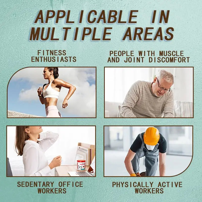 MARRERO warming massage gel use cases fitness office and active workers