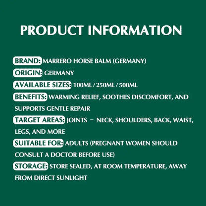 🎀Warming Massage Gel – German Formula with Arnica & Horse Chestnut
