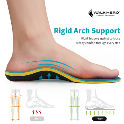 ❤️Heavy Duty Orthotic Insoles – High Arch Support & Cushioning