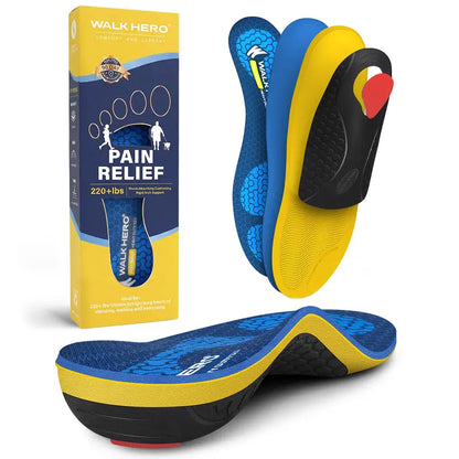 ❤️Heavy Duty Orthotic Insoles – High Arch Support & Cushioning