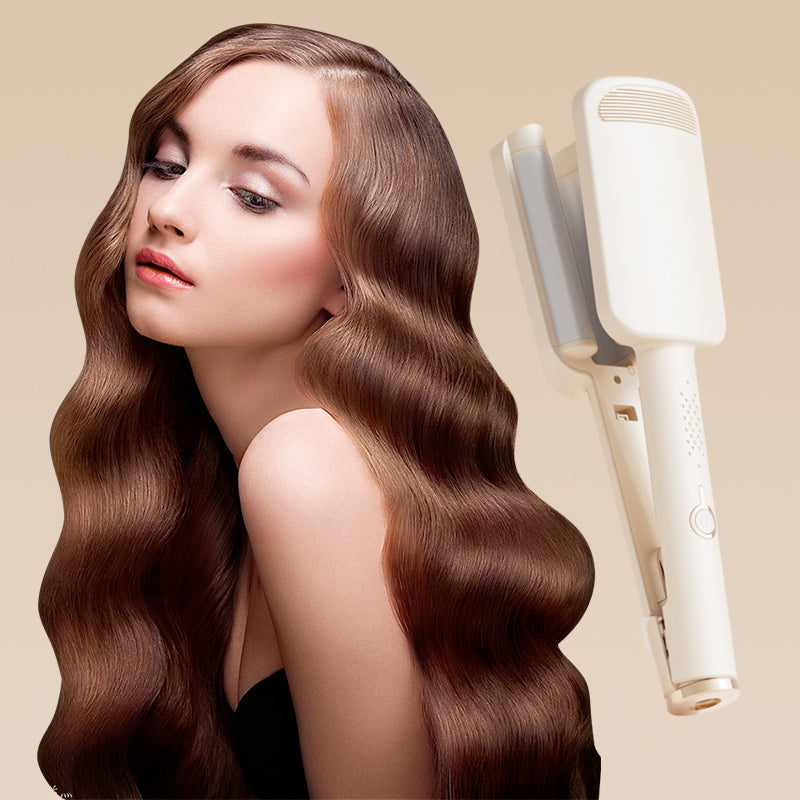 🎀Upgraded French Wave Curling Iron – 32mm Deep U-Shaped Barrel