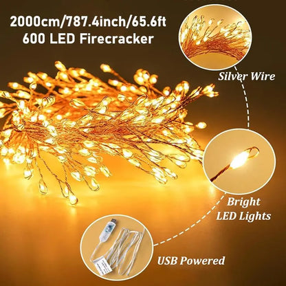 🎉LED Firecracker Fairy String Lights