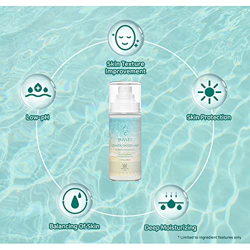 BUVLEY Ceramide Oxygen Mist hydration skin protection and low pH benefits