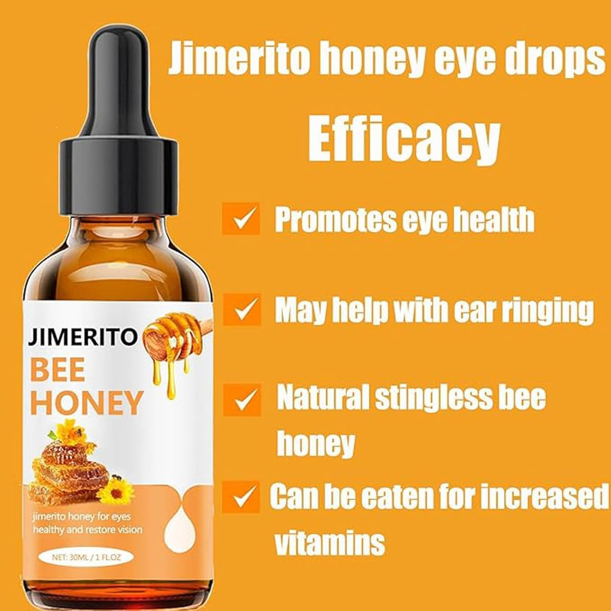 🎀Bee Honey Eye Drops – Stingless Bee Honey for Eye Health