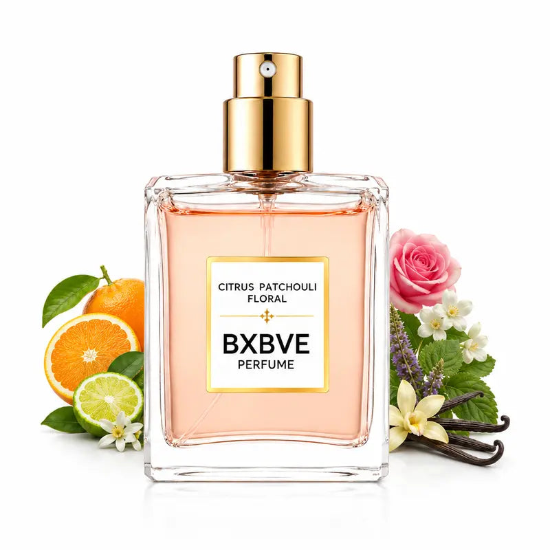 🎉Citrus Bloom Floral Eau de Parfum – Rose, Jasmine & Musk Perfume for Women, 100 mL