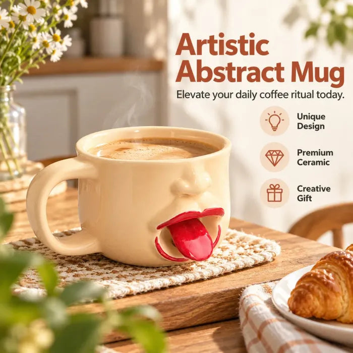 ❤️Funny Tongue Face Ceramic Mug