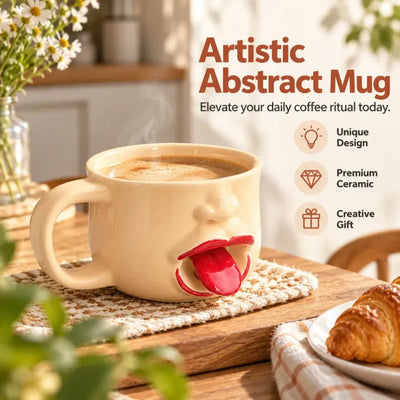 ❤️Funny Tongue Face Ceramic Mug